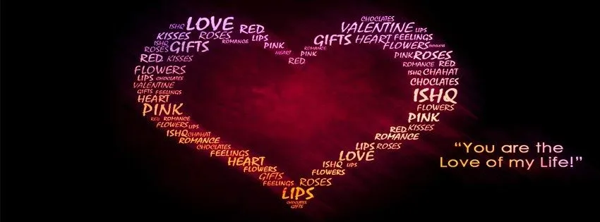 Portada para facebook de Eres el amor de mi vida
