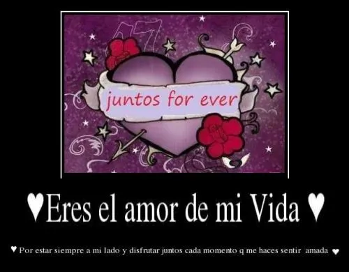 Amor te amo eres mi vida - Imagui