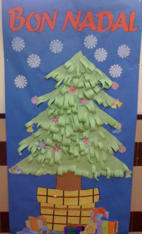 AMPA Fco Giner de los Rios: Murales Navideños de los niñ@s AMPA Fco Giner de los Rios: Murales Navideños de los niñ@s