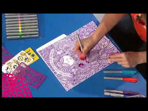 Amparin Serrano nos da ideas para decorar Folders - YouTube