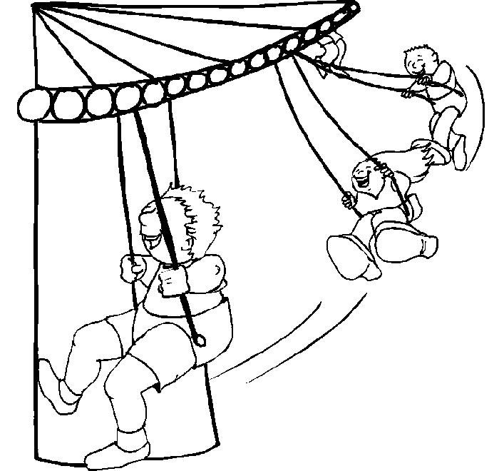 Amusement park Coloring Pages