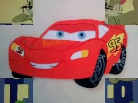 Dibujo de carros en foami - Imagui