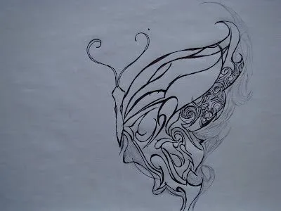 An Instant Rush Of Creativity To The Brain...: Mariposa Tribal. An Instant Rush Of Creativity To The Brain...: Mariposa Tribal.