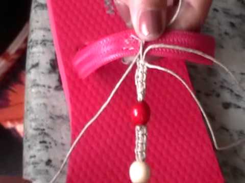 ANA SANDALIA CORTADA CON MACRAME IV - YouTube