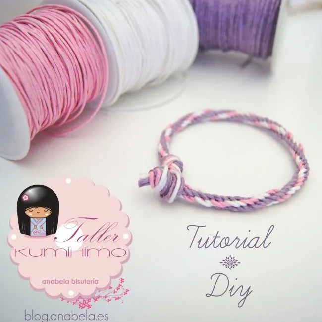 Anabela Bisuteria Artesanal: Cómo hacer el cordón de kumihimo ...