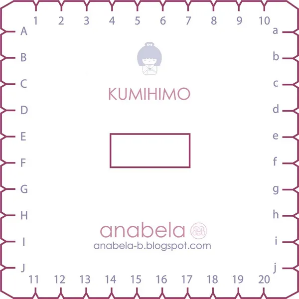 Anabela Bisuteria Artesanal: Disco kumihimo cuadrado.Plantillas ... Anabela Bisuteria Artesanal: Disco kumihimo cuadrado.Plantillas ...