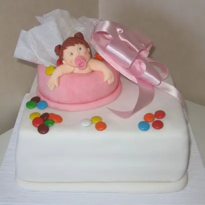 Anabella Tortas - Fotos - Bautizo - Sorpresa niña