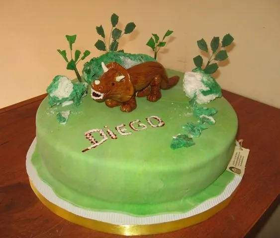 Modelo de tortas de dinosaurios - Imagui