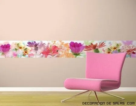 Añade cenefas de papel a tus habitaciones