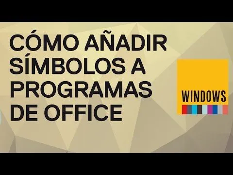 Cómo añadir o instalar más símbolos o iconos a las Office (Word ...