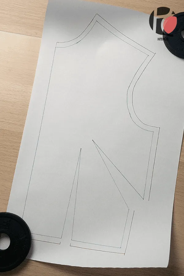 Cómo añadir margen de costura en las pinzas | Tutoriales de patronaje