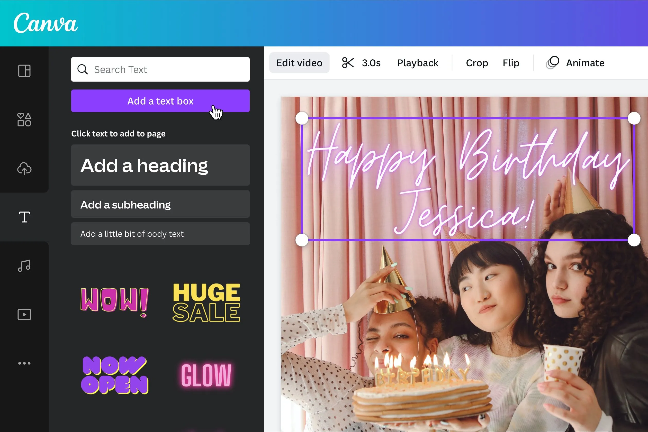 Añadir texto a GIF online - Creador de subtítulos GIF gratis | Canva Añadir texto a GIF online - Creador de subtítulos GIF gratis | Canva