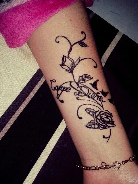 Le añado un Carpe Diem!! :) #ramillete #freedom #beauty | TATTOS ... Le añado un Carpe Diem!! :) #ramillete #freedom #beauty | TATTOS ...