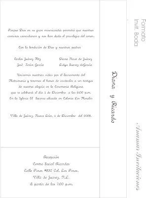 Anamar Invitaciones: Invitación Boda c/Albanene Decorado Anamar Invitaciones: Invitación Boda c/Albanene Decorado