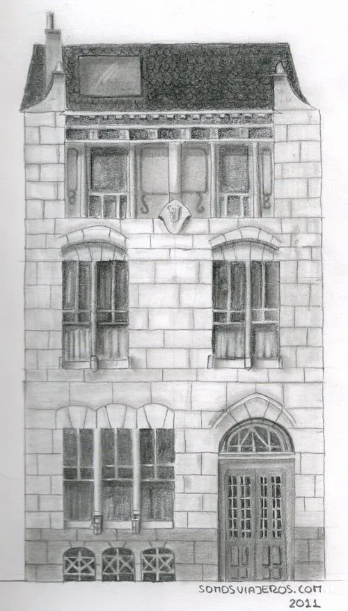 Anatomía de un dibujo. Mansión Autrique y el Art Nouveau en Bruselas Anatomía de un dibujo. Mansión Autrique y el Art Nouveau en Bruselas