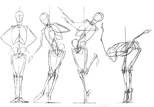 Anatomía de la figura en movimiento | Pintura y Artistas Anatomía de la figura en movimiento | Pintura y Artistas