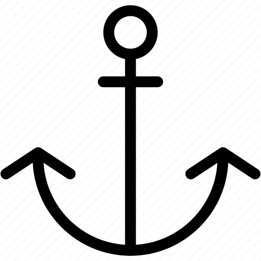 Anchor, boat, creative, grid, line, marine, nautical, objects ...