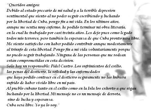 And I'm calling your name, I don't know my own.: Reinaldo Arenas ... And I'm calling your name, I don't know my own.: Reinaldo Arenas ...