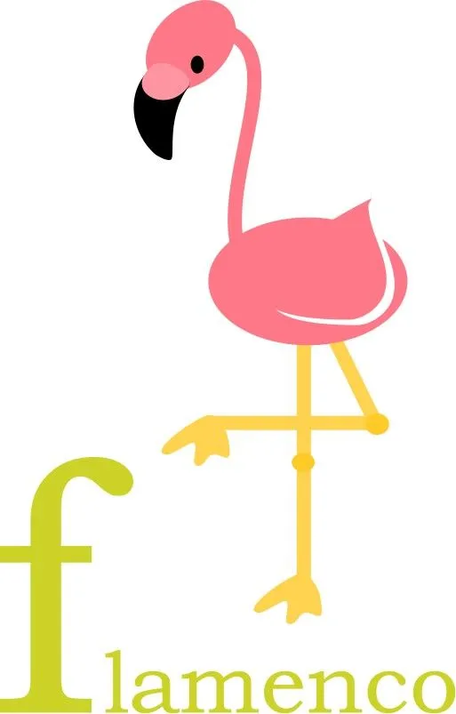 Flamenco animal dibujo - Imagui