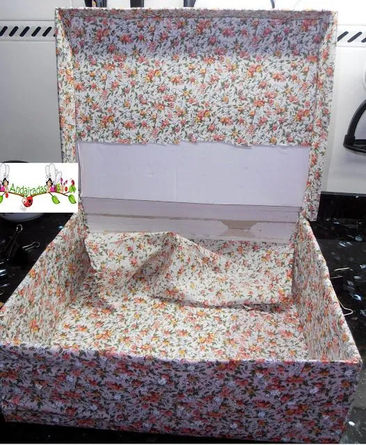 Andairadas: Mi costurero con una caja de zapatos Andairadas: Mi costurero con una caja de zapatos