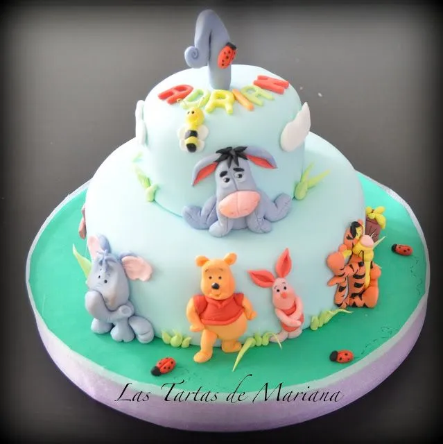 ANDALUCIA - LAS TARTAS DE MARIANA: TARTA WINNIE DE POOH PARA ADRIÁN