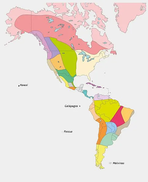 Andinia - Abya Yala - Amérika: Áreas culturales del Continente ...