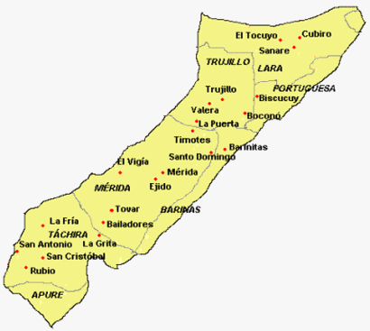 Los Estados Andinos Venezolanos - Monografias.com Los Estados Andinos Venezolanos - Monografias.com