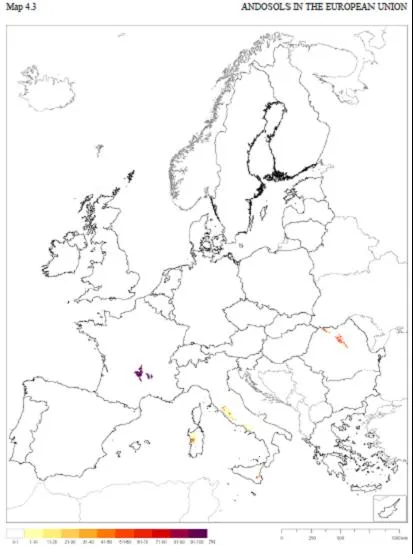 Andosoles en Europa y los Suelos de Islandia