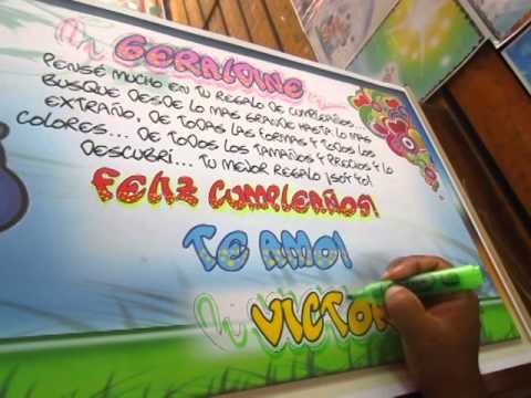 tarjetón de cumpleaños letra timoteo - YouTube