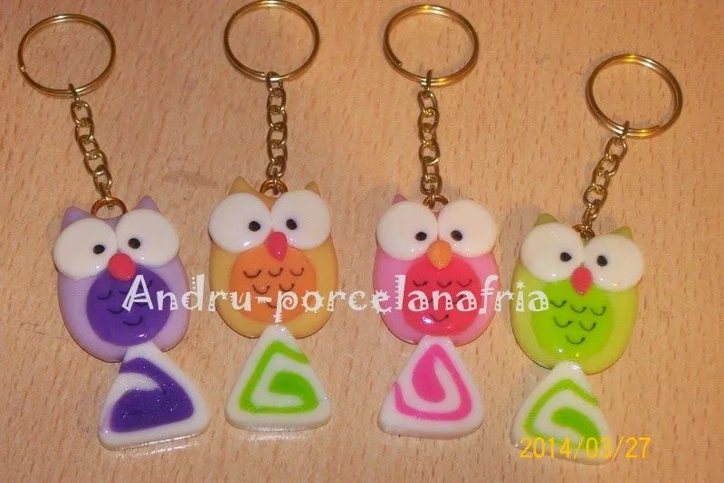 Andru Porcelana Fría: Llaveros