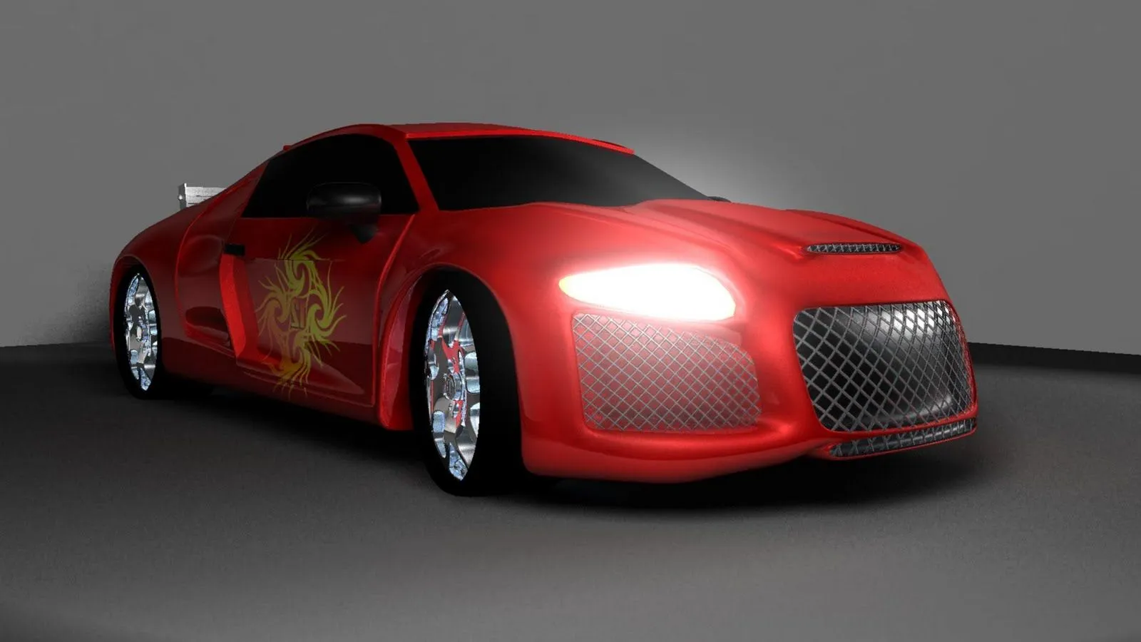Andy Kenny Calderón: Carro 3D