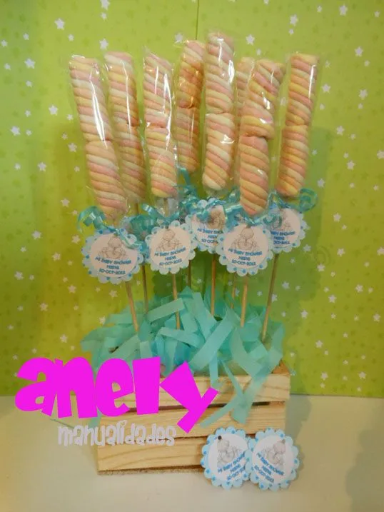 Anely Manualidades: Brochetas de bombón y gomita con tarjetita ... Anely Manualidades: Brochetas de bombón y gomita con tarjetita ...