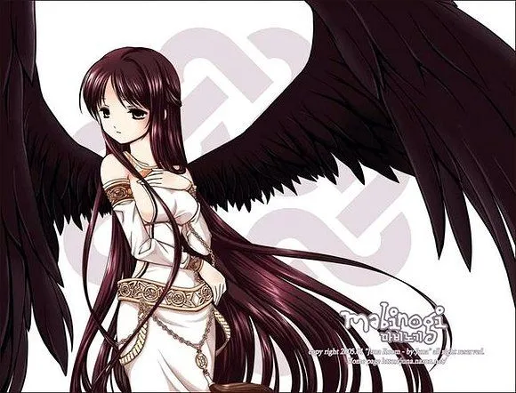 Angel De Alas Negras. - @~º Kotaewa Kase No Naka º~@