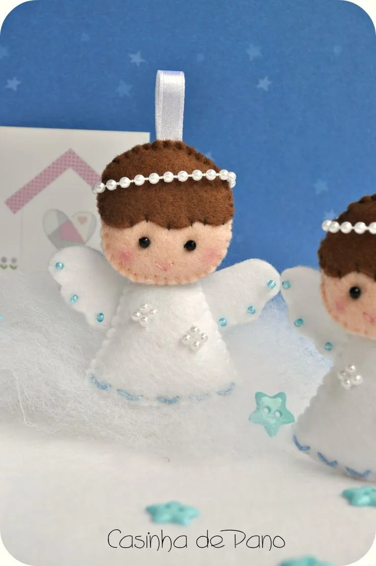 Ángel | Broches de Fieltro | ideas y trucos para Broches de fieltro Ángel | Broches de Fieltro | ideas y trucos para Broches de fieltro