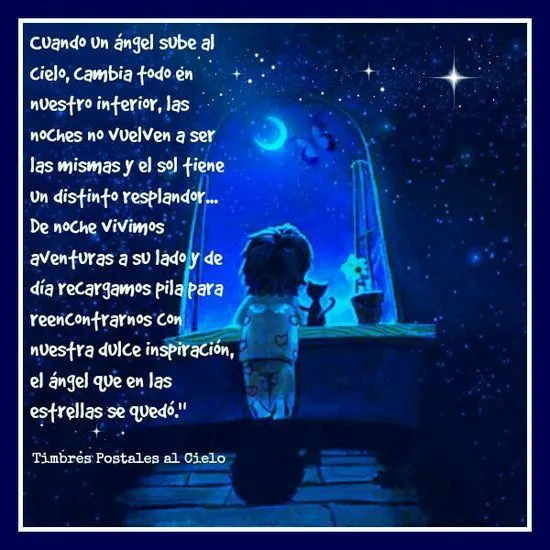 Un ángel en el cielo