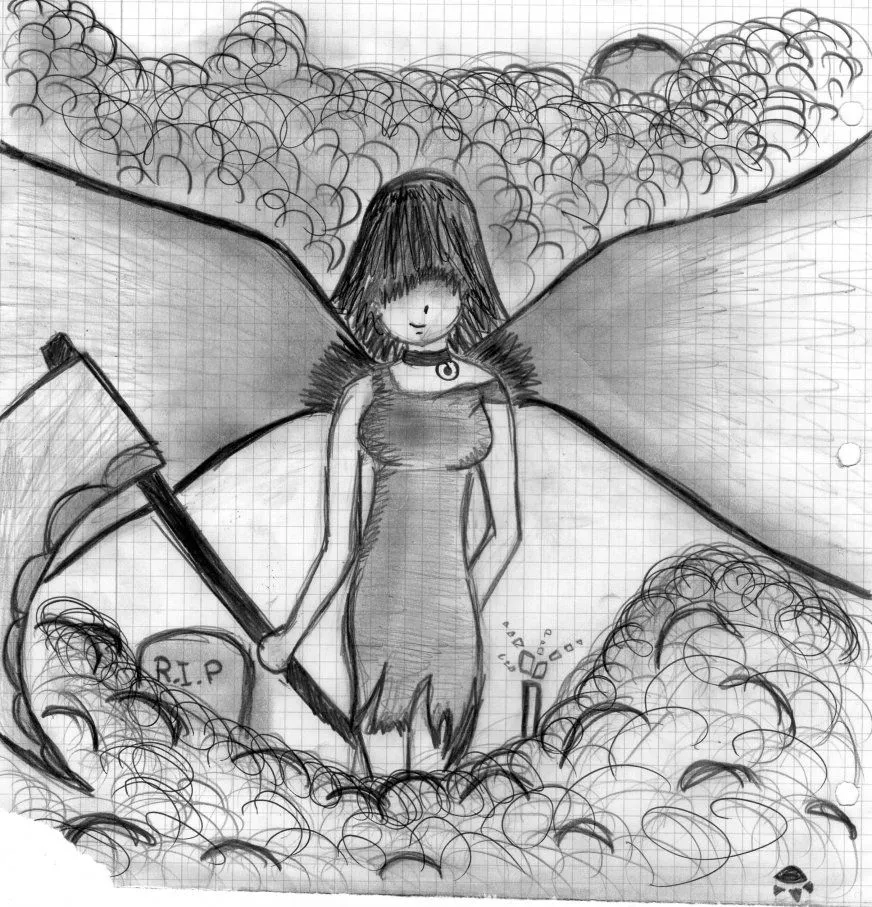 Ángel de la muerte | Dibujando