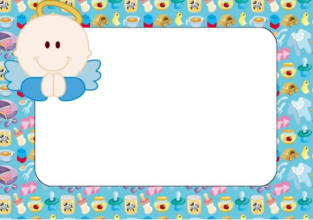 Angel para Niños: Invitaciones para Imprimir Gratis. | Oh My Bebé! Angel para Niños: Invitaciones para Imprimir Gratis. | Oh My Bebé!