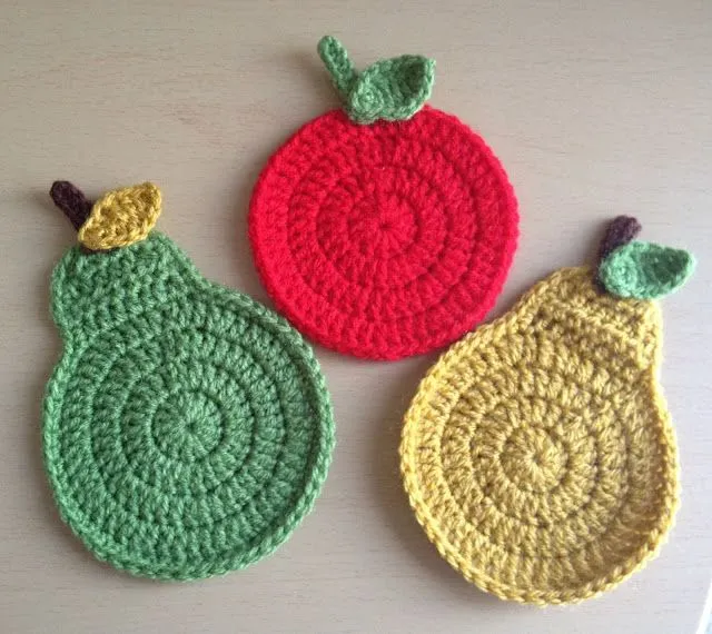 Angelas Crafts: Crochet fruits - Frutas en crochet