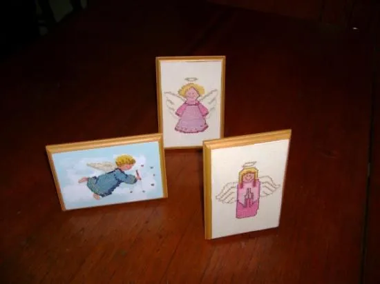 Angeles para bautizo en punto de cruz - Imagui | RECUERDOS eventos ...