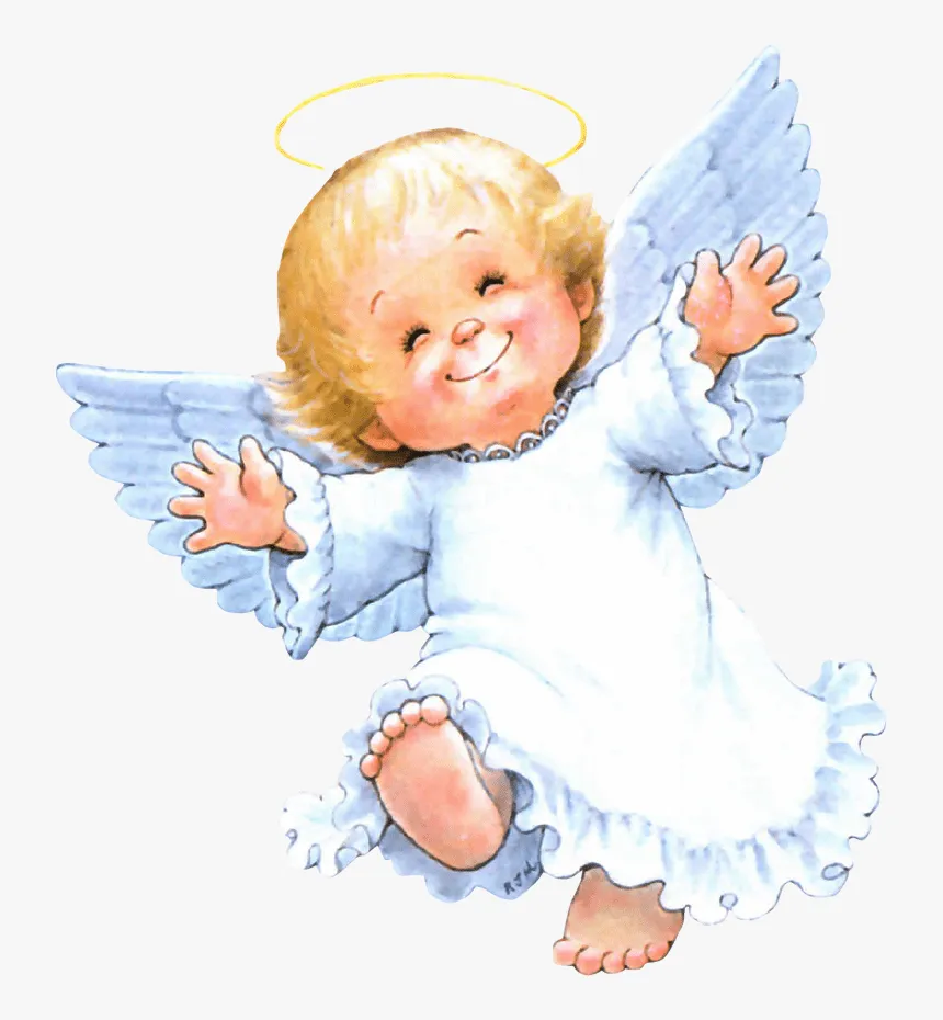 Angeles Bebes En El Cielo Animados, HD Png Download - kindpng