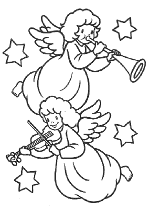 Dibujos de angeles para imprimir - Imagui