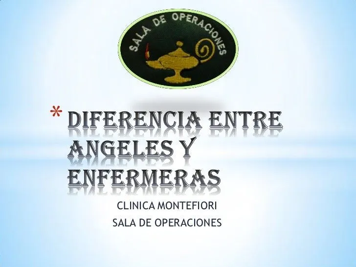 Angeles y enfermeras