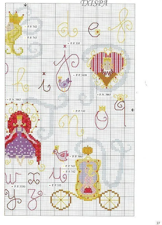 angeles, hadas, sirenas y brujas en punto de cruz (pág. 26 ...