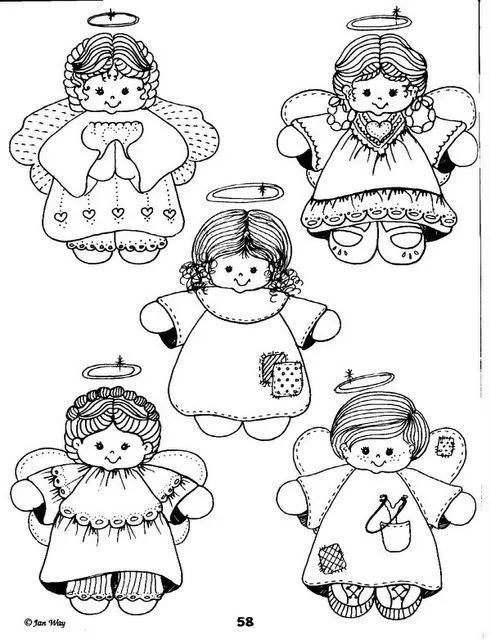 angeles para imprimir | Tarjeteria,imágenes,fondos,bordes ...