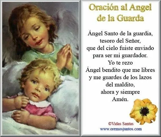 Angeles: Oraciones al ángel de la guarda