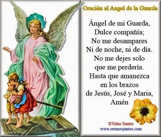 Angeles: Oraciones al ángel de la guarda