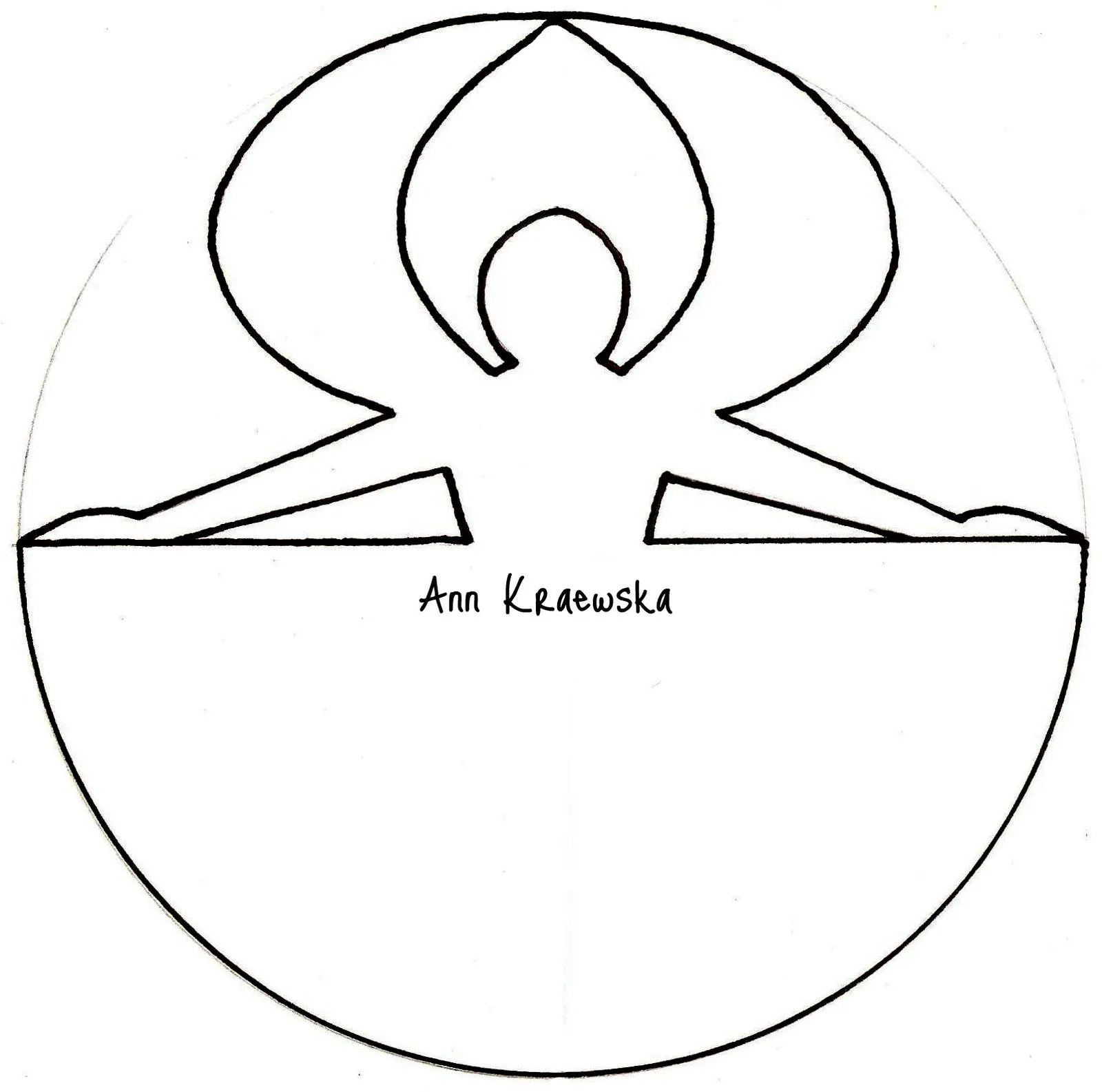 Moldes de ángeles para imprimir - Imagui