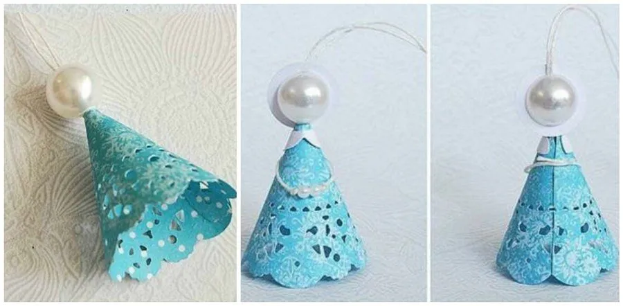 Ángeles de papel moldes y paso a paso | Manualidades Ángeles de papel moldes y paso a paso | Manualidades