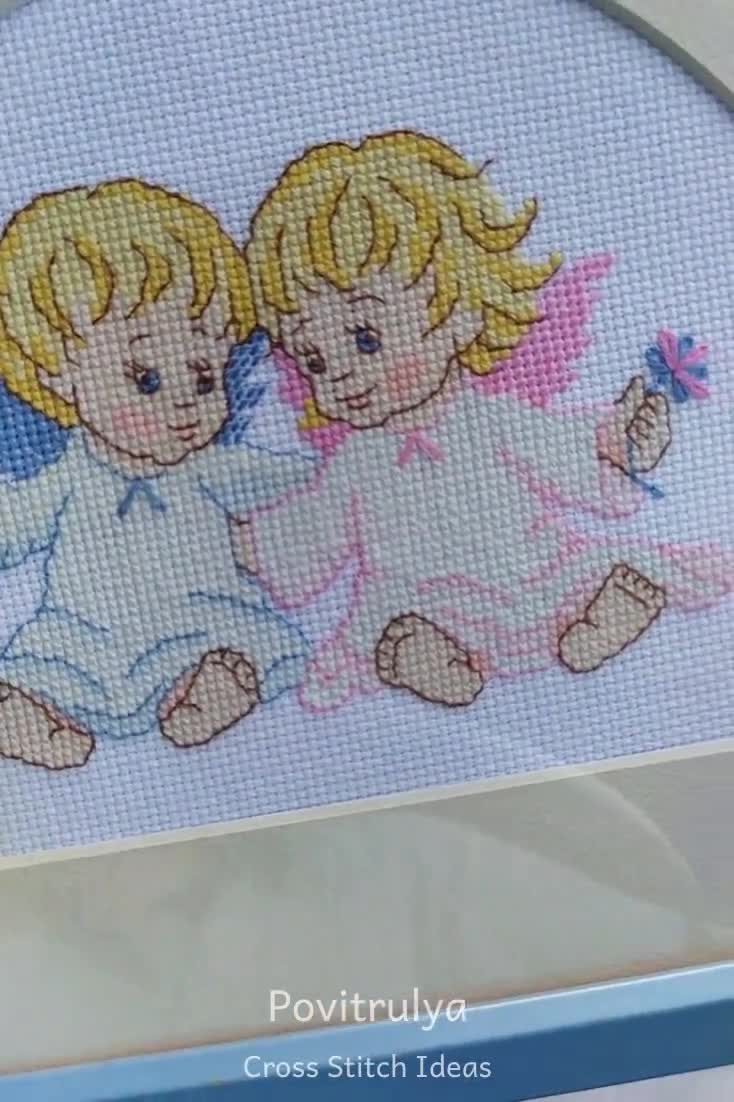 Ángeles patron bordado punto cruz para niños Descargar en PDF - Etsy México Ángeles patron bordado punto cruz para niños Descargar en PDF - Etsy México