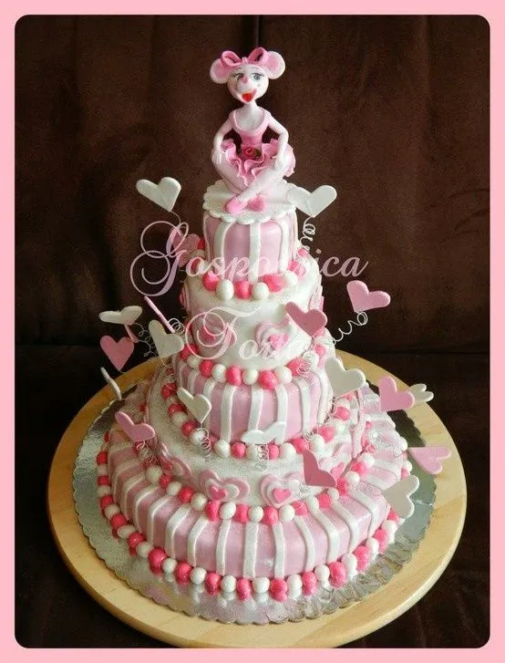 Angelina Ballerina Cake | Cake | Pinterest | Ballerina Cakes ...